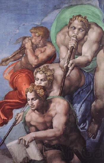 Michelangelo Buonarroti Last Judgment Spain oil painting art